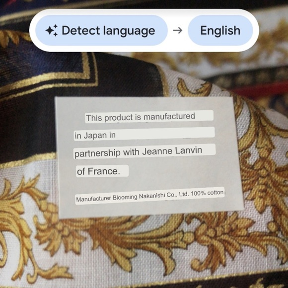 LANVIN PARIS 3 handkerchief - Picture 6 of 6